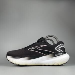 Brooks Glycerin 21 Womens Size 8 Black White Athletic Running Shoes Sneakers GUC